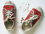 red shoes